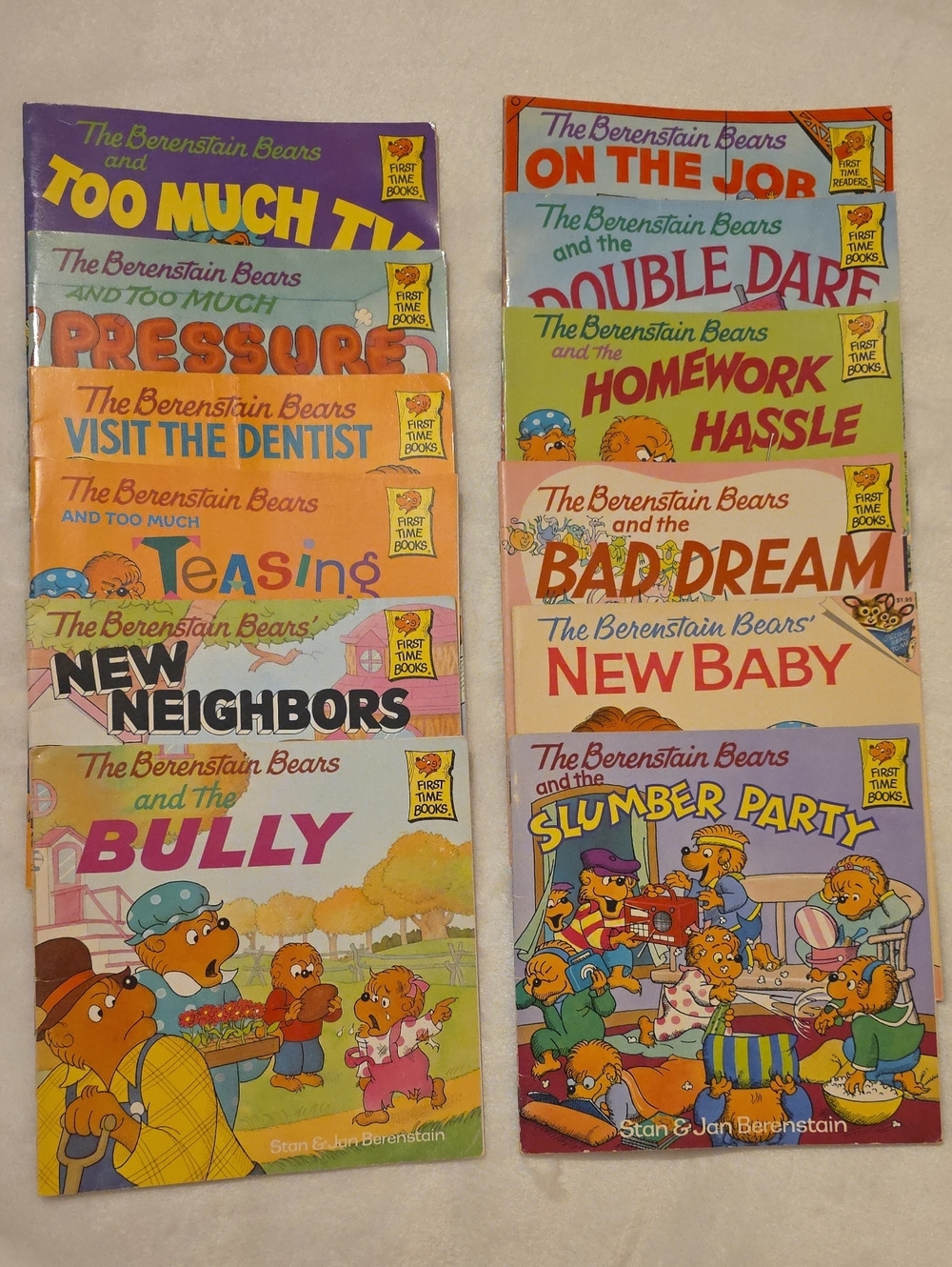 Lot Of 12 Berenstain Bear Paperback Books